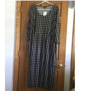 Ulla Popken Houndstooth Pattern 28/30 Dress